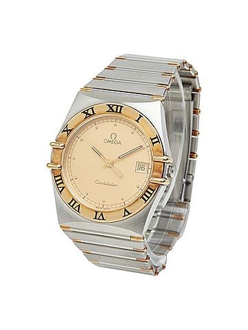 Omega Omega Constellation Watch 1310.10 Quartz Gold Dial Stainless Steel Plated Men's OMEGA (view 2)