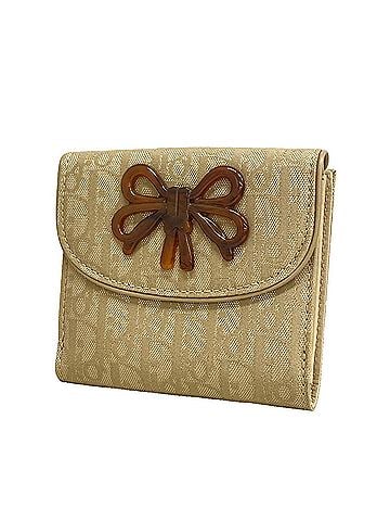 Christian Dior Christian Dior Trotter Nylon Wallet, Beige, Women's (view 1)