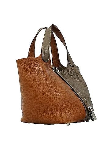 Hermès Hermes Picotin Lock Casaque PM Handbag, Taurillon Clemence Leather, Gold Etoupe, ?P Stamp, Ladies' (view 2)