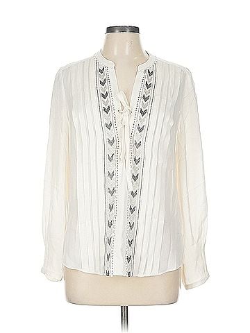 Rebecca Taylor Rebecca Taylor Long Sleeve Silk Top (view 1)