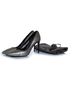 Tom Ford 100% Leather Silver Tom Ford, python leather metallic zipper heels Size EU 38 1/2 - photo 2