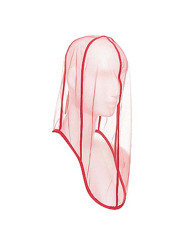 Rick Owens Rick Owens 2024 Lido Runway Sheer Tulle Helmet Mask Hood (view 1)