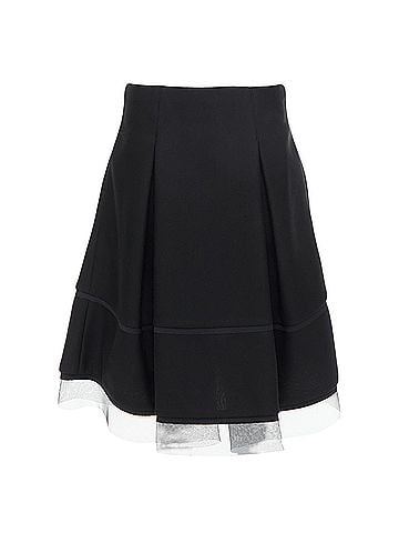 Donna Karan New York Donna Karan Tulle Mesh A-Line Skirt (view 1)