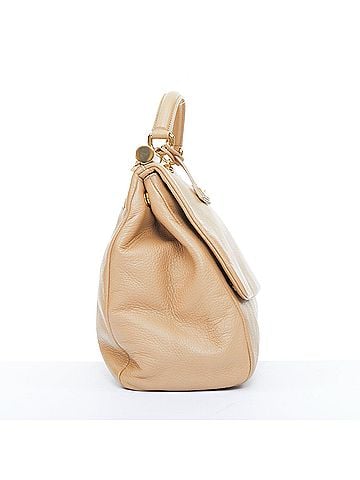 Dolce & Gabbana Dolce &amp; Gabbana Beige Grained Leather Miss Sicily Satchel Bag (view 2)
