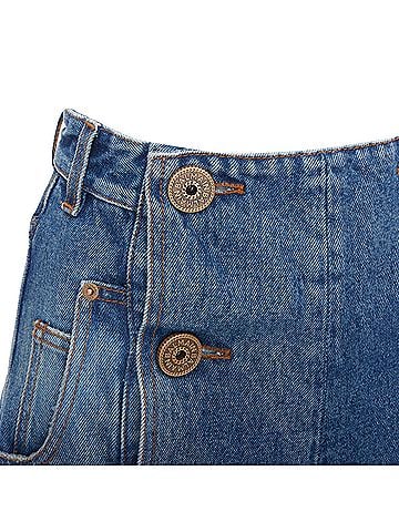Balmain Balmain High Waisted Denim Shorts (view 2)