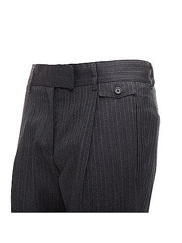 Prada Prada Wool Pinstripe Pleated Pants (view 2)