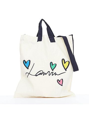 Lanvin Lanvin Hearts Printed Canvas Crossbody Tote Bag (view 1)