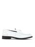 Prada 100% Leather White Brushed Leather Loafers Size EU 36 - photo 2