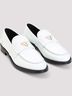 Prada 100% Leather White Brushed Leather Loafers Size EU 36 - photo 3