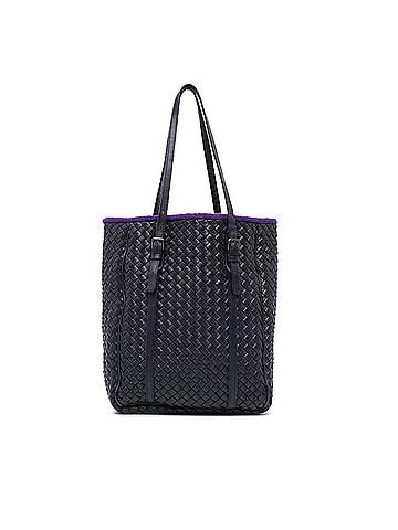 Bottega Veneta Leather Intrecciato Tote (view 1)