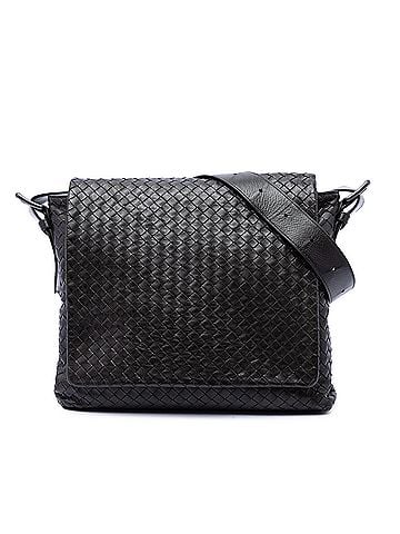 Bottega Veneta Nappa Intrecciato Messenger Bag (view 1)