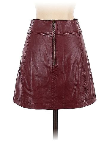Free People Free People Faux Leather Skirt (view 2)