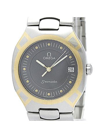Omega OMEGA Seamaster Polaris 18K Gold Steel Mens Watch 396.1022 Polished (view 1)
