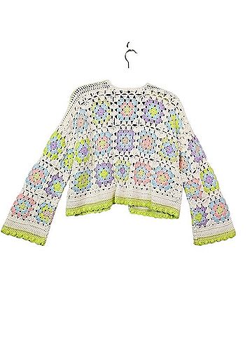 Alice + Olivia Granny Square Cardigan Cardigan (view 2)