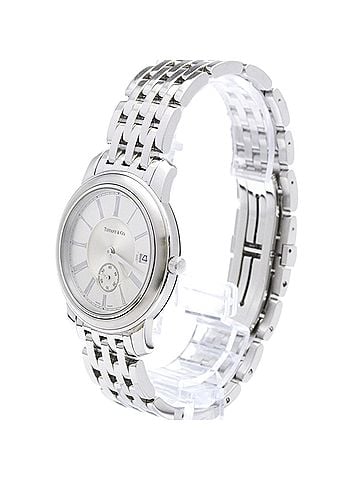 Tiffany & Co. TIFFANY Mark Round Stainless Steel Quartz Mens Watch Polished (view 2)
