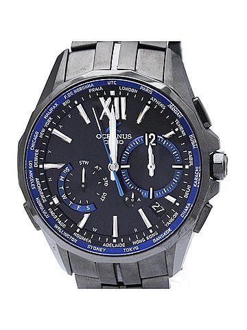 Casio CASIO Oceanus Titanium Manta Solar Mens Watch OCW-S3400B-1AJF (view 1)
