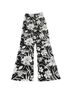 bryn WALKER Floral Black White Casual Pants Size M - photo 2