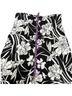 bryn WALKER Floral Black White Casual Pants Size M - photo 8