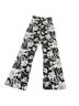 bryn WALKER Floral Black White Casual Pants Size M - photo 1