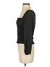 J.Crew 100% Polyester Black J.Crew 3/4 Sleeve Top Size XS - photo 4