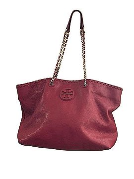 Tory Burch Tory Marion Leather Tote (view 1)