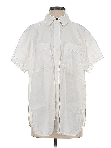 Athleta Athleta Short Sleeve Button Down Shirt (view 1)