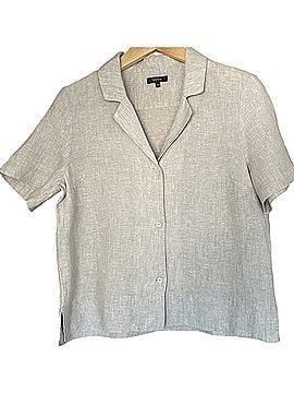 Quince 100% European linen short sleeve shirt Short Sleeve Button-Down Shirt (view 1)