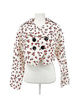 Self-Portrait Ditsy Floral Canvas Jacket (view 1)