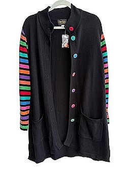 Bob Mackie Wearable Art Cardigan (view 2)