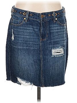 Liverpool Los Angeles Liverpool Los Angeles Denim Skirt (view 1)