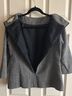 Michael Kors 85% Polyester 15% Wool 100% Acetate Gray Jacket Size 4 - photo 7