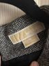 Michael Kors 85% Polyester 15% Wool 100% Acetate Gray Jacket Size 4 - photo 10