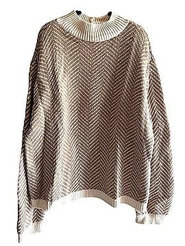 Haven Well Within Merino Cashmere Herringbone Mockneck Sweater Casual Sweaters (view 2)