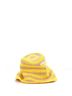 Prada 100% Raffia Yellow Triangle Logo Bucket Hat Striped Raffia One size - photo 2
