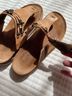 Taos 100% Leather Tan Brown Sandals Size 7 1/2 - photo 7