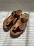 Taos 100% Leather Tan Brown Sandals Size 7 1/2 - photo 4