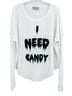 Wildfox I NEED CANDY Long Sleeve Henley - photo 1