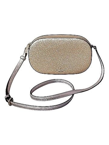 Kate Spade New York Glitter Oval Camera Bag Leather Crossbody Bag (view 1)