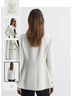 Reiss Solid White Blazer Size 8 - photo 6