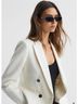 Reiss Solid White Blazer Size 8 - photo 4