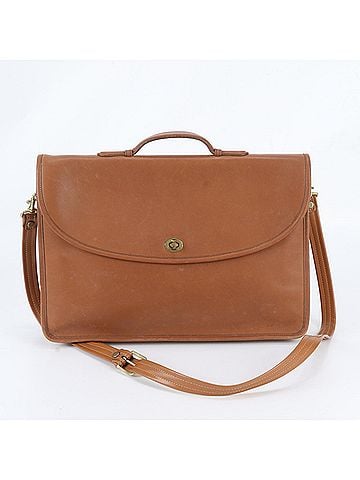 Coach Coach Old Turnlock 5265 Leather 2-Way Shoulder Bag Tote for Men (view 1)