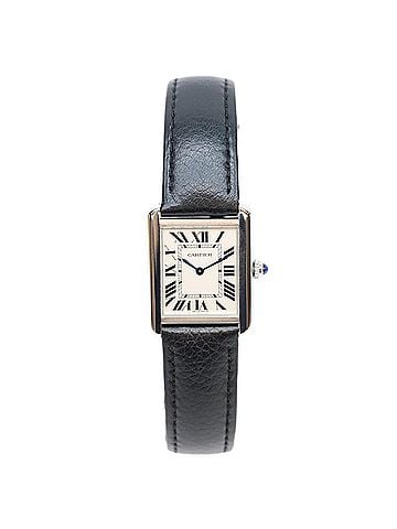 Cartier Cartier WSTA0030 Tank Solo SM Quartz Watch with Silver Dial - Men's (view 2)