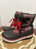 Ugg Plaid Red Black Boots Size 8 - photo 4
