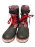 Ugg Plaid Red Black Boots Size 8 - photo 2