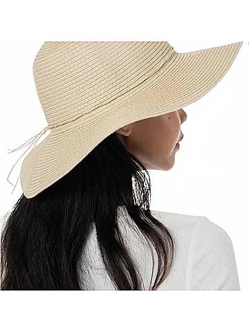 Style&Co Women'S Wide Brim Beach Sun Hat in Tan (view 2)