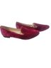 M. Gemi Petalo Due Bordeaux Tuscan Velvet Smoking Loafer Flats - photo 1