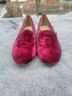M. Gemi Petalo Due Bordeaux Tuscan Velvet Smoking Loafer Flats - photo 3