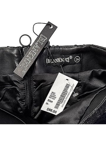 Blank NYC Leather Skirt (view 2)
