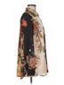 John Mark 100% Polyester Print Brown John Mark Long Sleeve Blouse Size M - photo 3