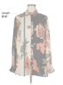 John Mark 100% Polyester Print Brown John Mark Long Sleeve Blouse Size M - photo 5